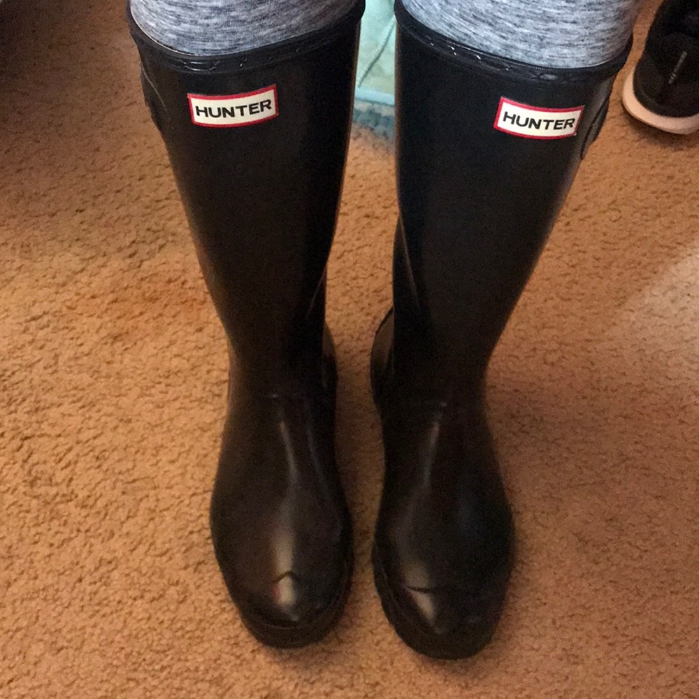 Black hunter boots!
